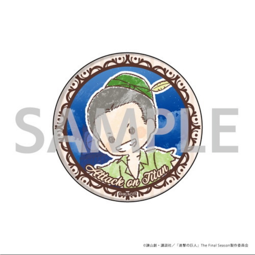 Attack on Titan Connie Springer GraffArt Can Badge Shingeki no Kyojin Douwa ver